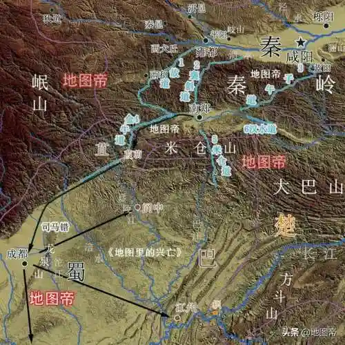战国时期七国分布图(战国七雄是哪七个国地图)插图3