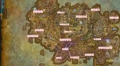 魔兽世界地图全开(艾泽拉斯高清中文大地图)插图4 魔兽世界地图全开(艾泽拉斯高清中文大地图)插图4