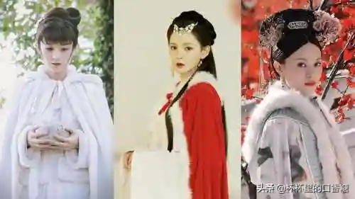 宫廷斗篷搭配阵容图片女士(古装披风斗篷女)