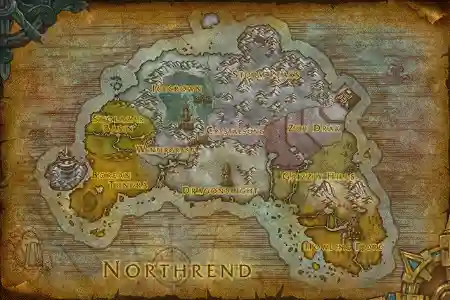 诺森德地图高清地图(诺森德副本分布图)插图2