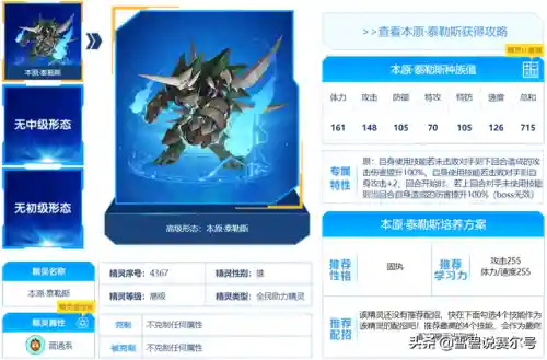 赛尔号泰勒斯(赛尔号十大最美女精灵)插图2