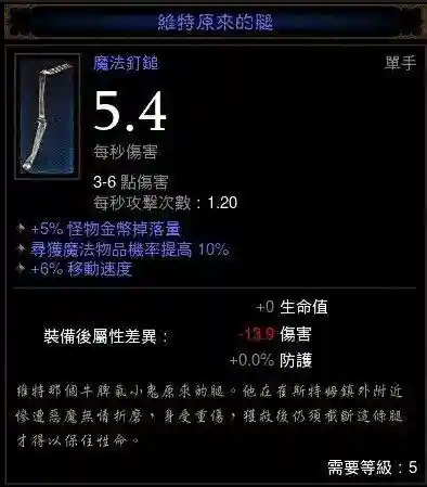 暗黑2怀特之腿在哪(暗黑2十大稀有暗金装备)插图8