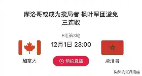 加拿大与摩洛哥比分预测(加拿大2.8预测官网)插图1