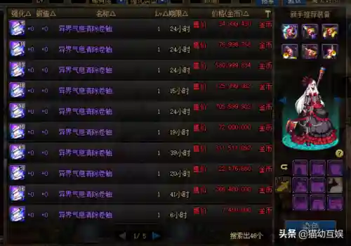 dnf异界气息清除卷轴在哪里买(异界气息净化书和清除卷轴哪个好)插图1