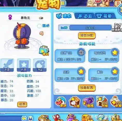 洛克王国金刚飞比技能(礼遇契约洛克王国通天塔)插图3