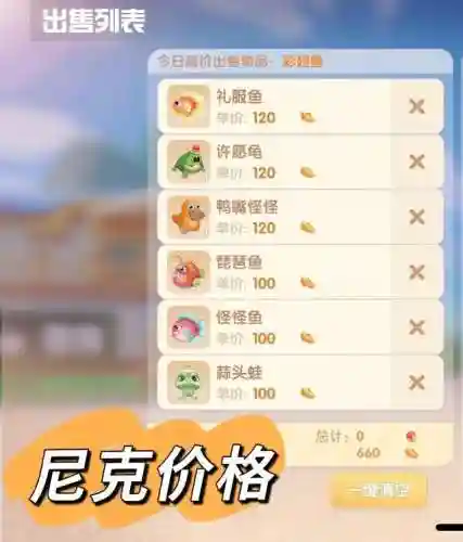 摩尔庄园2022年鱼类图鉴(摩尔庄园最新菜谱图鉴)插图1