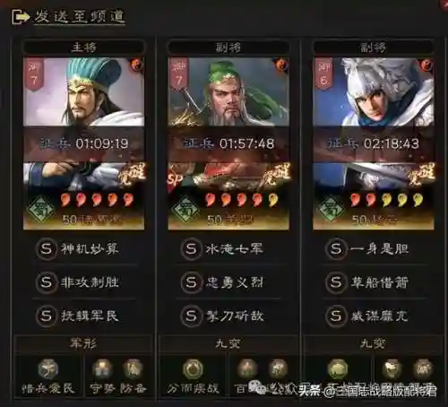关羽装备阵容搭配最新战法(关羽主C最佳阵容)插图1