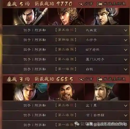 平民必胜阵容搭配攻略(萌将风云平民最强阵容)插图4