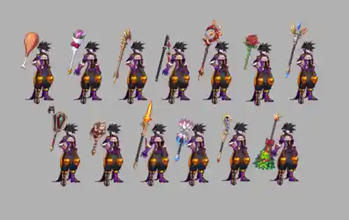 女鬼剑武器装扮(女鬼剑最帅武器幻化图片)插图8