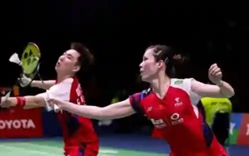 国羽混双对阵老将(目前国羽男单新人)
