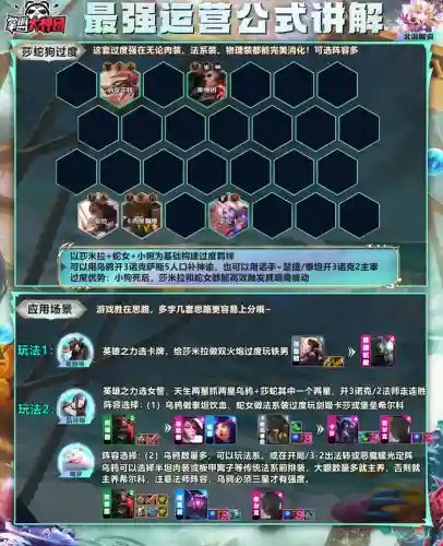 强势过渡阵容搭配推荐(新版本最强阵容)插图4