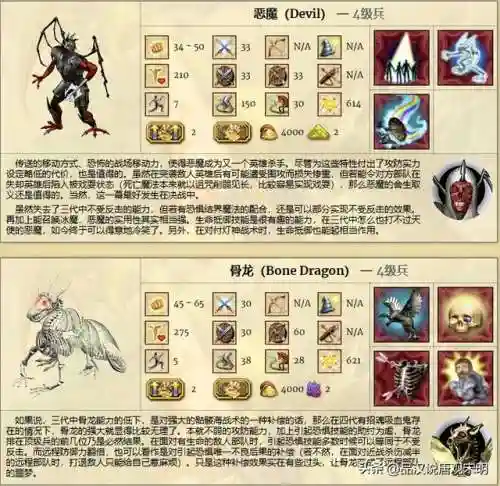 英雄无敌4各族兵种详解(英雄无敌4最强技能组合推荐)插图4