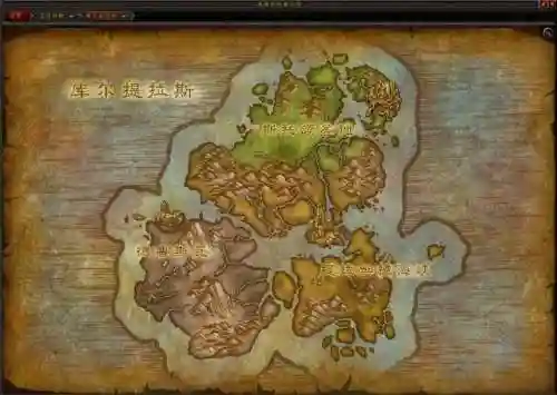 魔兽世界地图高清大图中文版(艾泽拉斯高清中文大地图)插图5