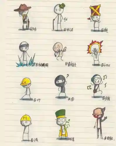 火柴人画法大全 炫酷(火柴人25种巨人画法)插图3
