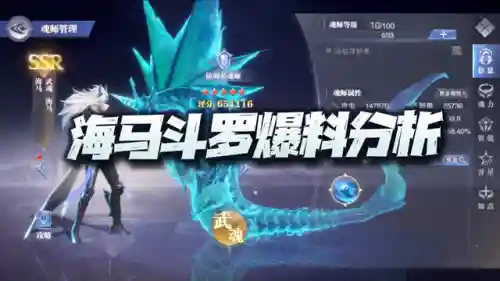 海马斗罗防御阵容搭配(新斗罗大陆最强阵容)插图1