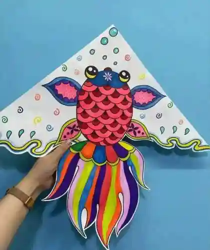 儿童画画大全简单漂亮(7一9岁儿童画春天来了)插图3