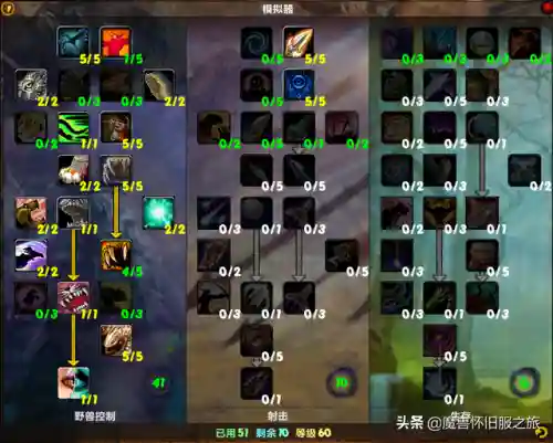 70级兽王猎人天赋(tbc猎人pve天赋推荐)