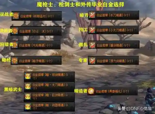 dnf剑魂徽章(剑魂左右槽白金徽章)插图8