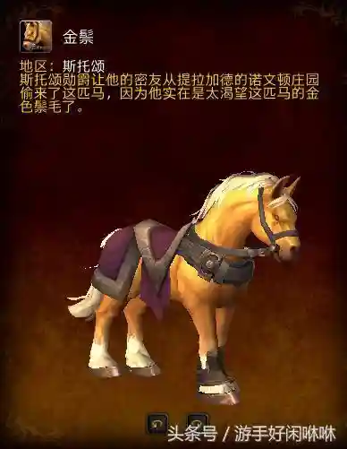 烬鬃战马怎么获得(烬鬃战马多少钱)