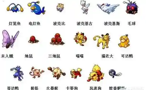 神奇宝贝全部精灵图鉴(精灵宝可梦精灵图鉴)插图2