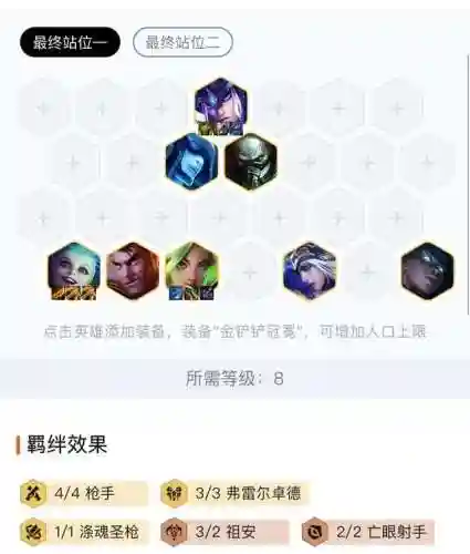 金铲铲卢圣枪阵容搭配阵容码(金铲铲最强上分阵容)插图1