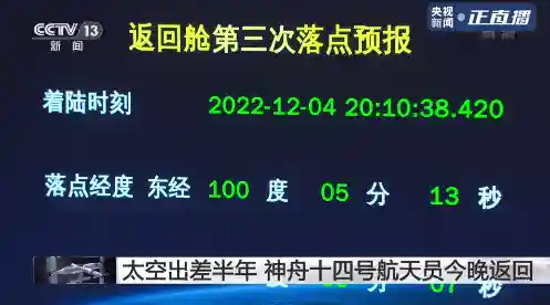 神舟十四号航天员返回(神舟十四号载人飞船返回舱成功着陆)插图9