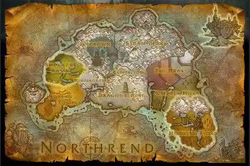 魔兽世界全地图(艾泽拉斯高清中文大地图)插图4 魔兽世界全地图(艾泽拉斯高清中文大地图)插图4
