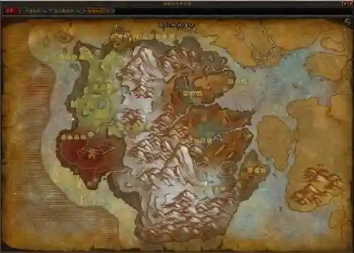魔兽世界地图高清大图中文版(艾泽拉斯高清中文大地图)插图6