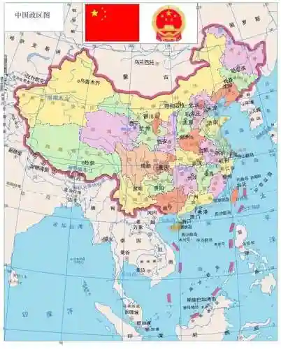 中国地图高清电子版(中国地图超清全图)插图1