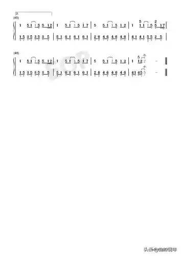 周杰伦《晴天》钢琴谱(《水星记》钢琴谱)插图5