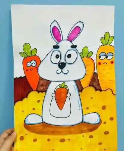儿童画画大全简单漂亮(7一9岁儿童画春天来了)插图21