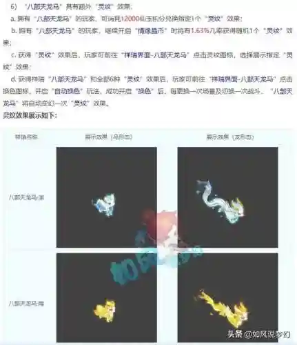 八部天龙马(梦幻西游八部天龙马估价)插图4