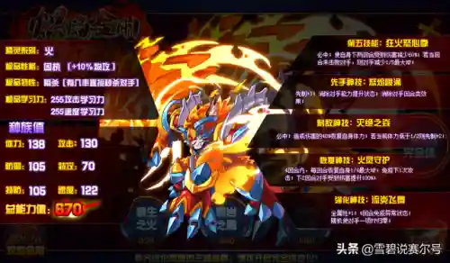 赛尔号火系精灵排行(赛尔号十大最强精灵)插图10