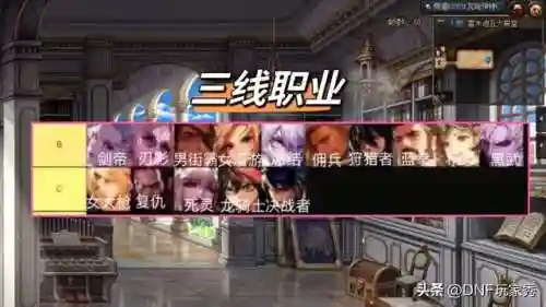 dnf职业排行最新(dnf全职业列表图)插图3