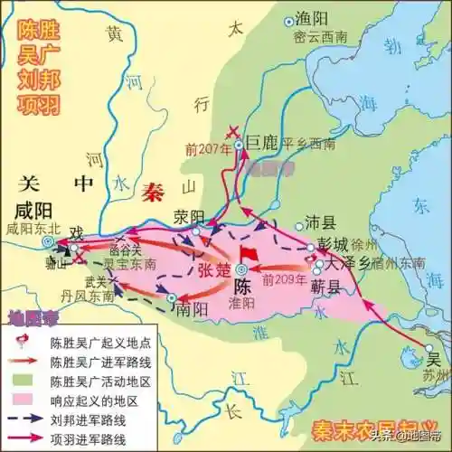 战国时期七国分布图(战国七雄是哪七个国地图)插图15