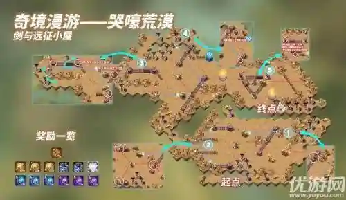 剑与远征哭嚎荒漠通关路线图(剑与远征霜息冰原777钻石怎么拿)