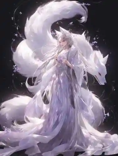 九尾狐仙图片(狐仙佛像的图片)插图4