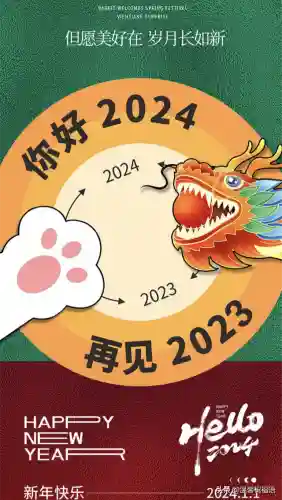 元旦快乐图片(新年海报图片)插图23