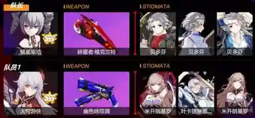 崩坏三苍穹游侠阵容搭配(崩坏三空之律者平民搭配)插图18
