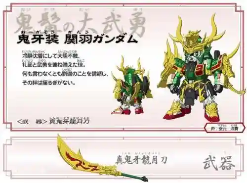 三国高达人物图鉴(三国sd高达全图鉴46个)插图1
