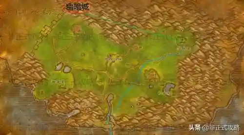 荒芜之地怎么去燃烧平原路线图(荒芜之地有部落飞行点吗)