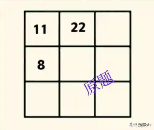 九宫格填数字(九宫格试题100题)