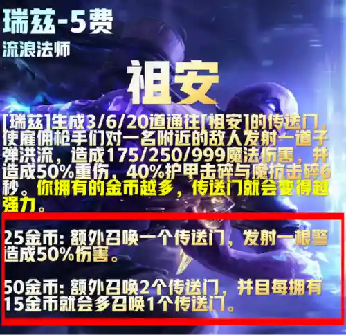 最新瑞兹阵容搭配图(新版瑞兹连招顺序讲解)插图4