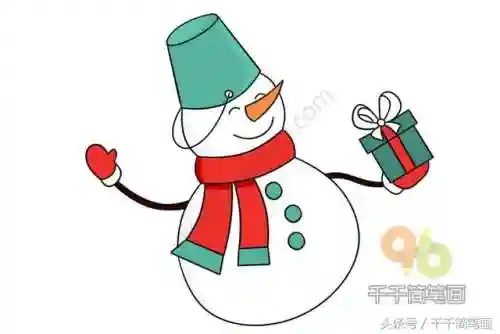 雪人简笔画(好看的雪人图片)插图7