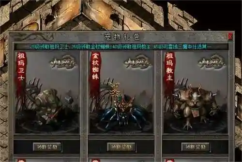 武器召唤宠物传奇手游(带有召唤很多宠物的大型手游)插图1