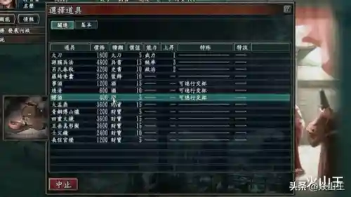 三国志10私兵稀有兵种(三国志10全武将数据表)插图2