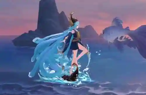 阴阳师金鱼姬图片(荒川之主和金鱼姬故事)