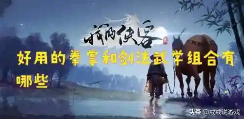 我的侠客剑法阵容搭配(我的侠客加点攻略)插图1