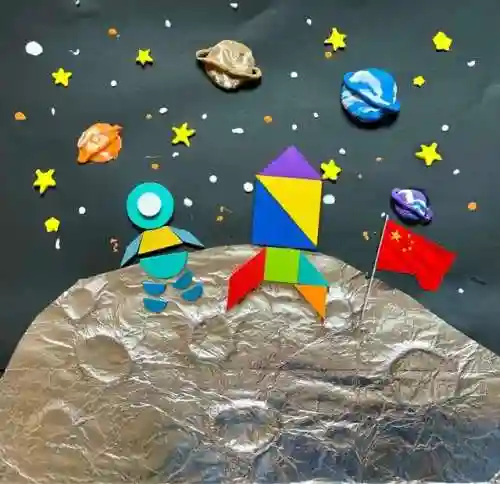 七巧板智力拼图1600例(七巧板可以怎么拼)插图7