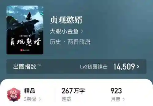 10本顶尖的唐朝穿越小说(十大唐朝穿越小说排行榜)插图10 10本顶尖的唐朝穿越小说(十大唐朝穿越小说排行榜)插图10